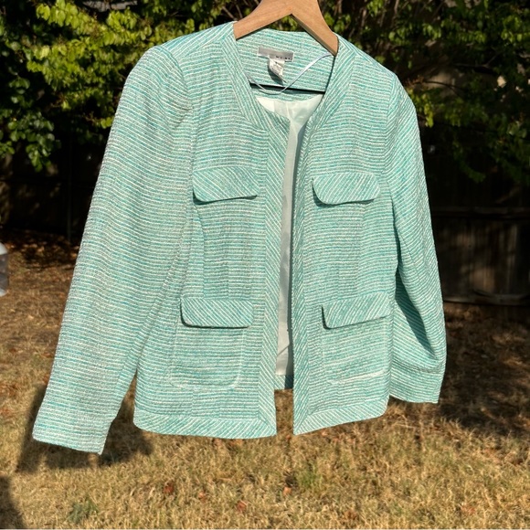 Vintage 90s y2k pastel tweed blazer - Picture 9 of 9